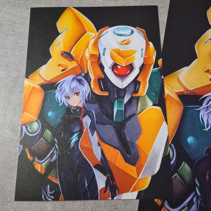 Gelbe Pilotin Poster