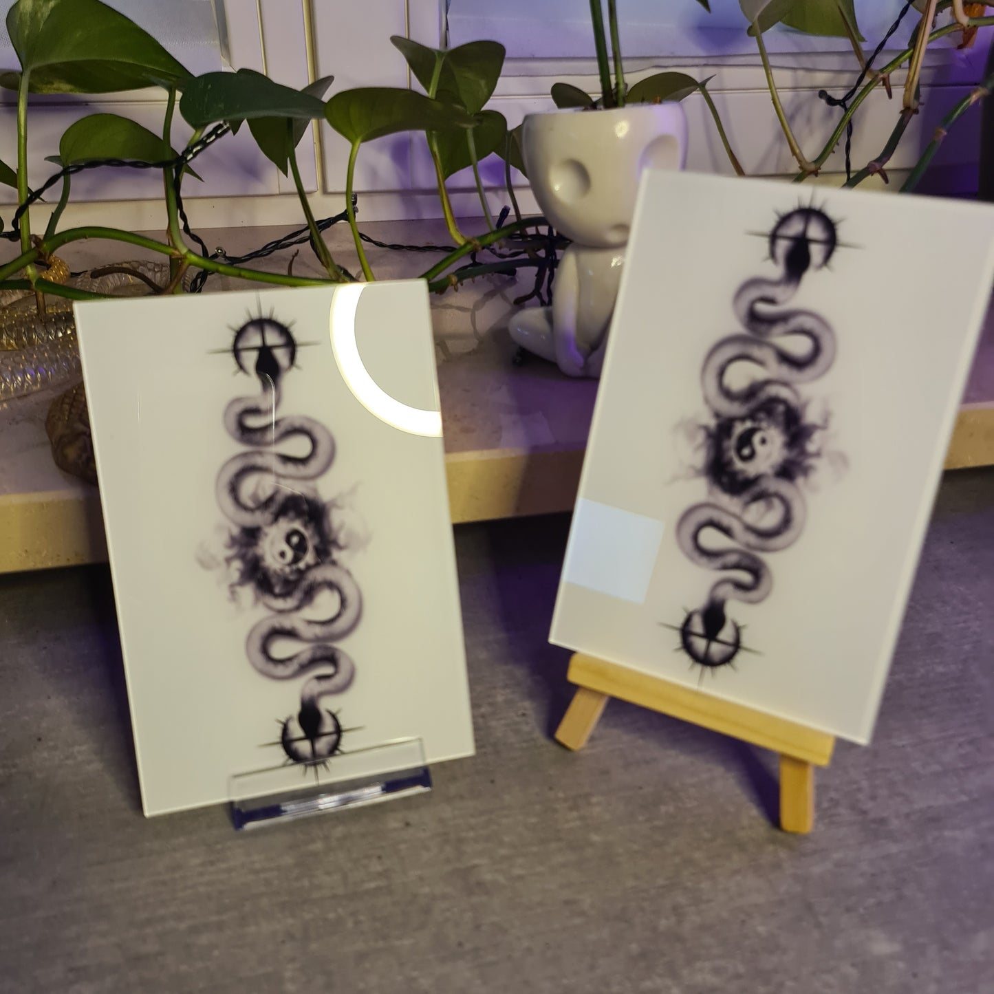 Snake Acrylic Glass