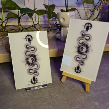 Snake Acrylic Glass