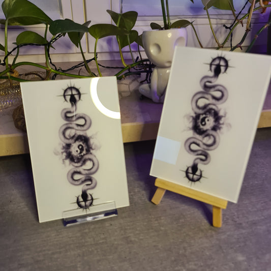 Snake Acrylic Glass