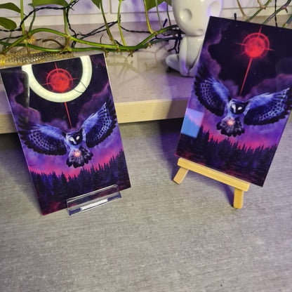 Mystic Owl Acrylic Glass