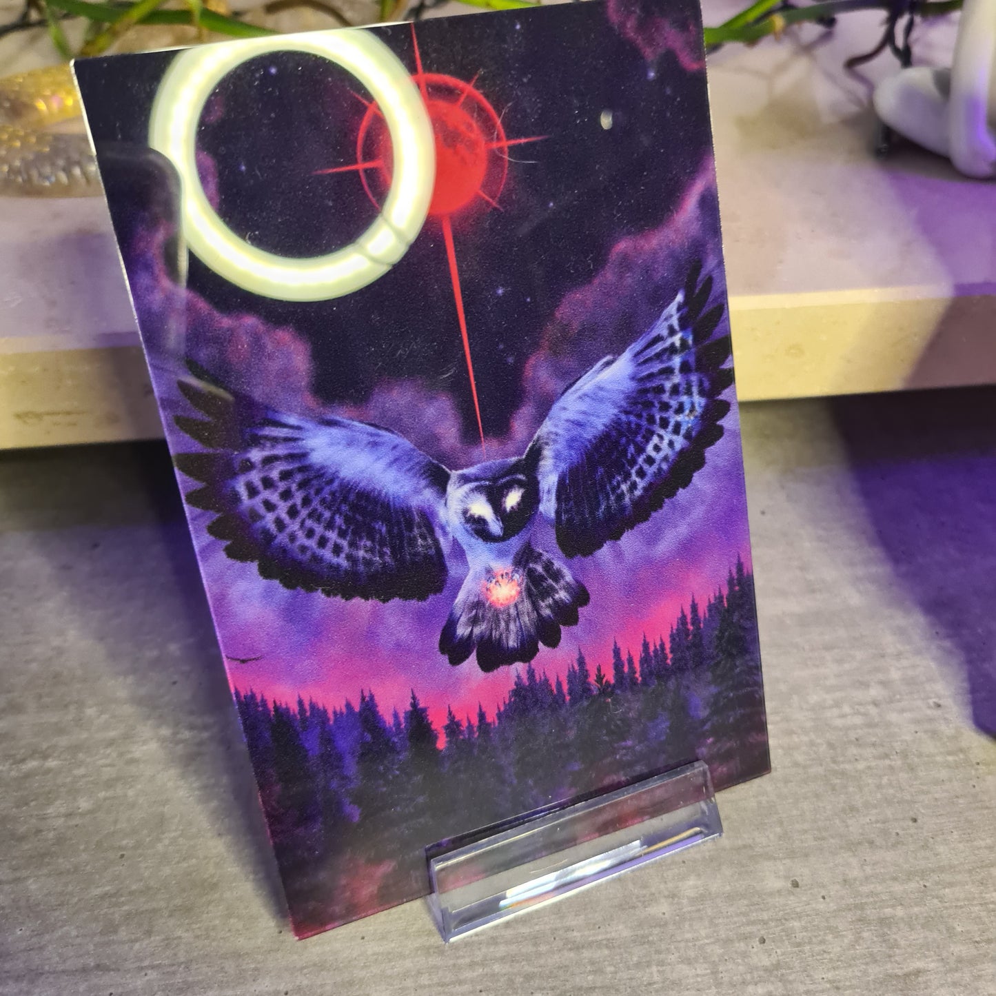 Mystic Owl Acrylic Glass