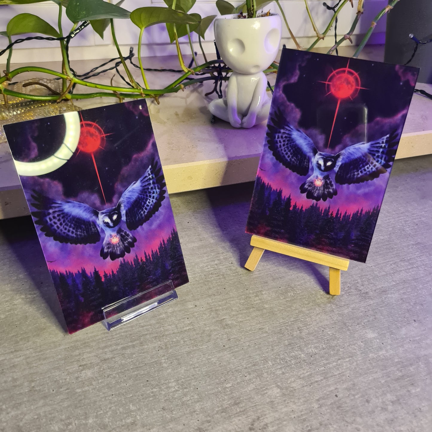 Mystic Owl Acrylic Glass