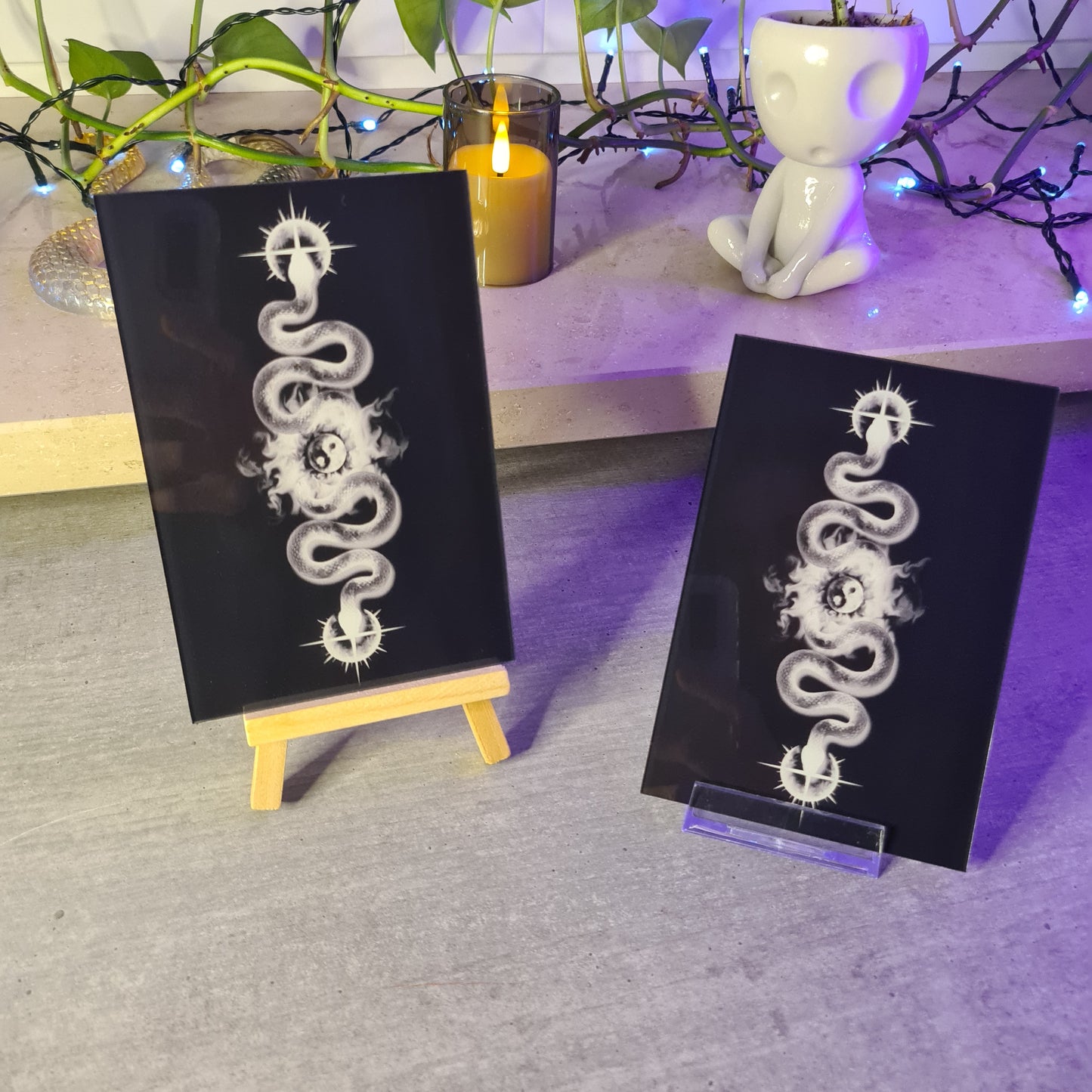 Snake Acrylic Glass