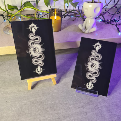 Snake Acrylic Glass