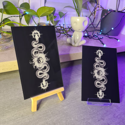 Snake Acrylic Glass