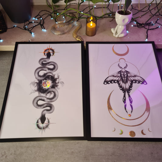 Moth HOLO Poster