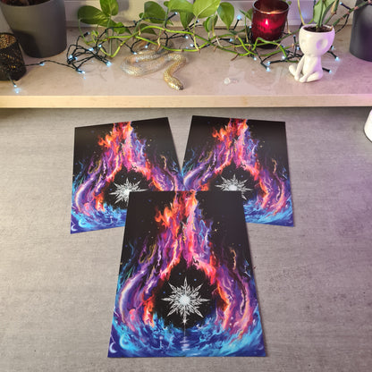 Fire & Ice Poster
