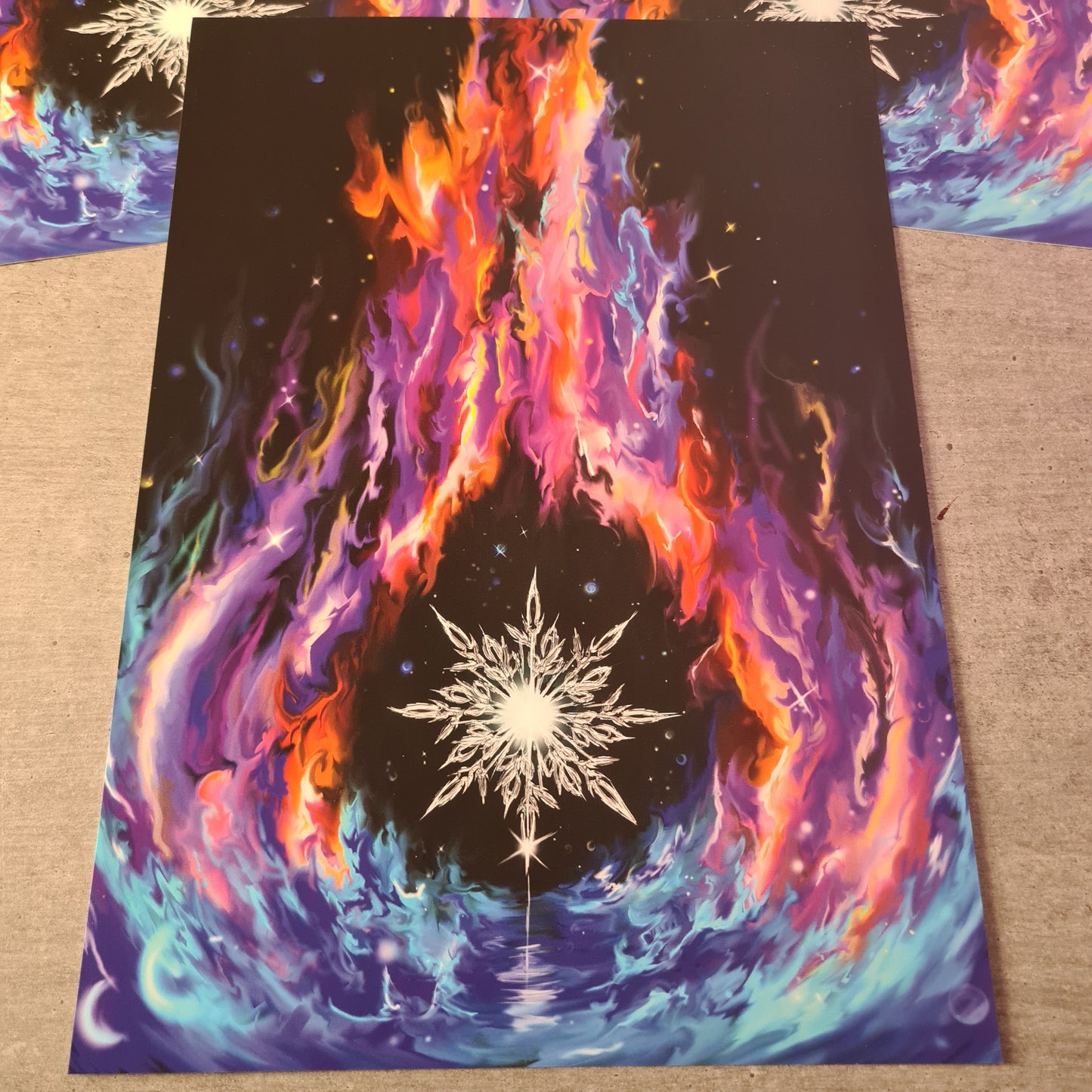 Fire & Ice Poster