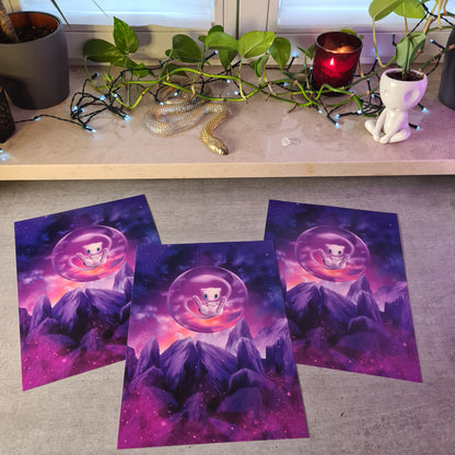 Cute psycho Monster Print