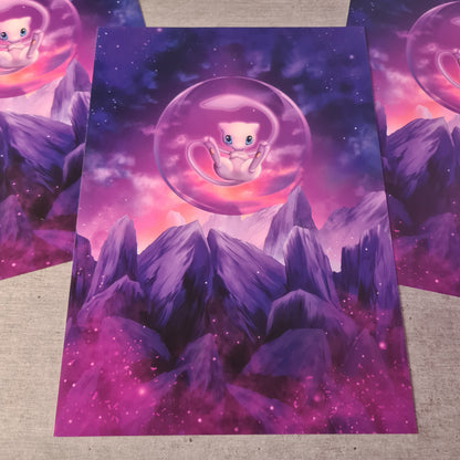 Cute psycho Monster Print