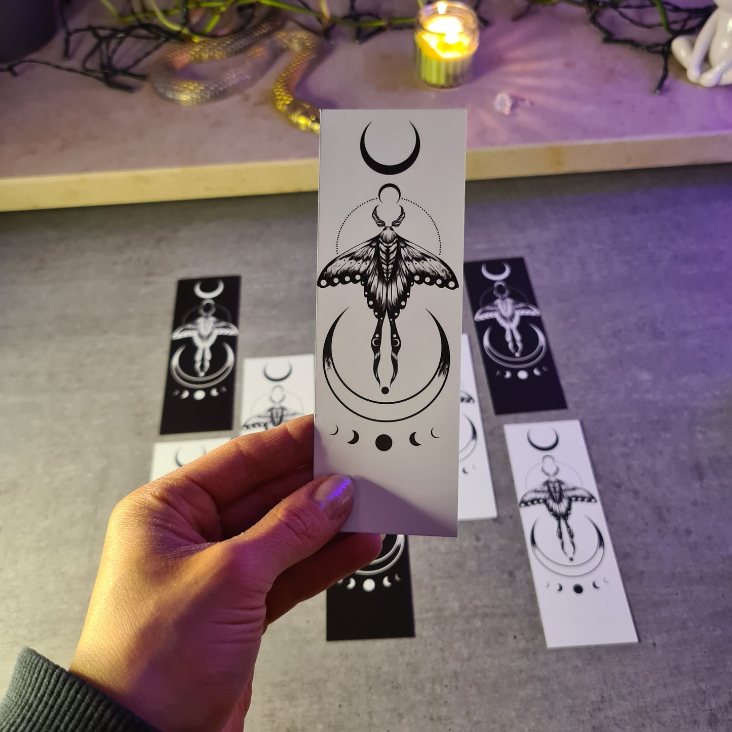 Moth Bookmark