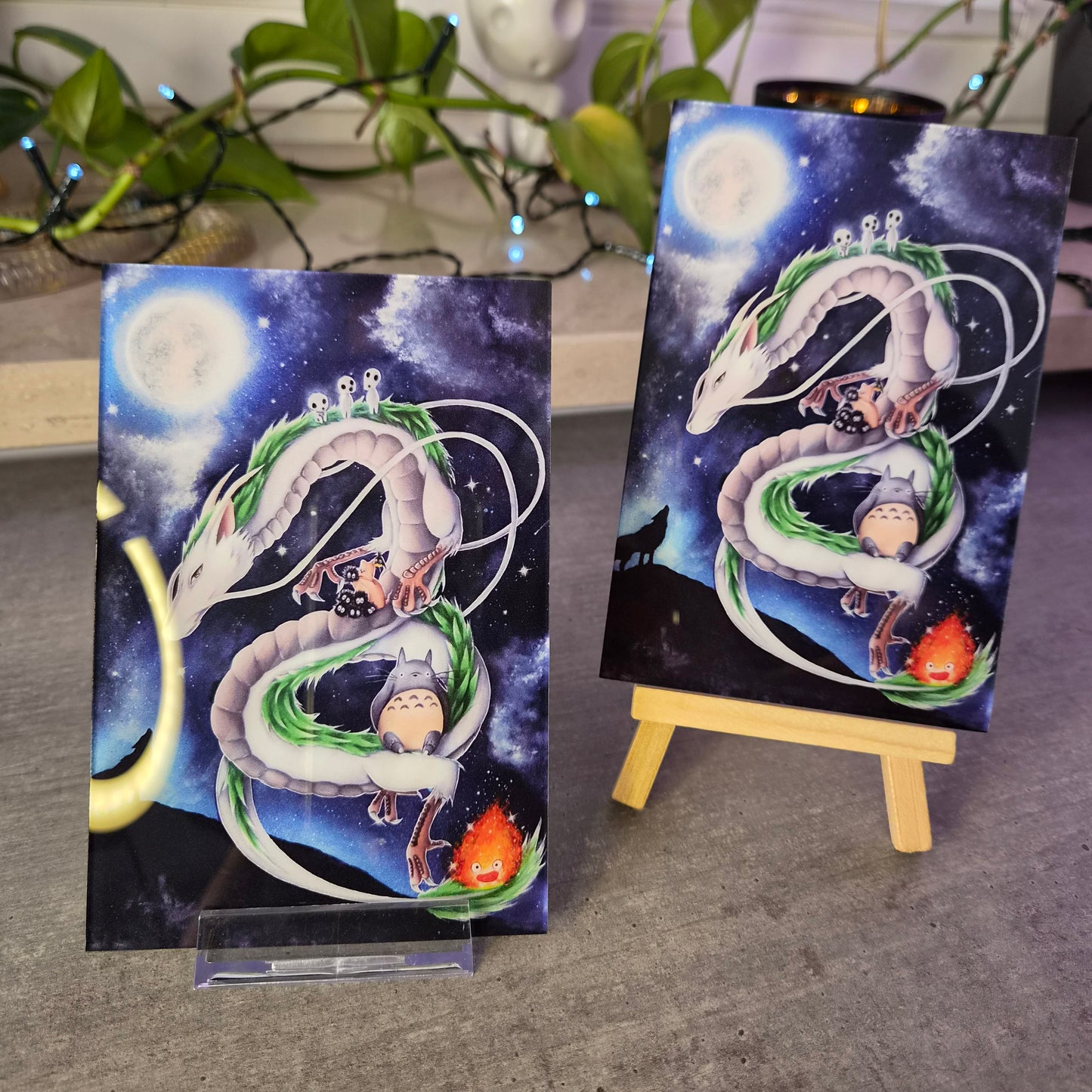 Cute Dragon Acrylic Glass
