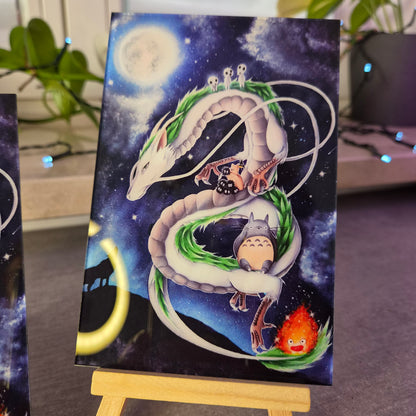 Cute Dragon Acrylic Glass