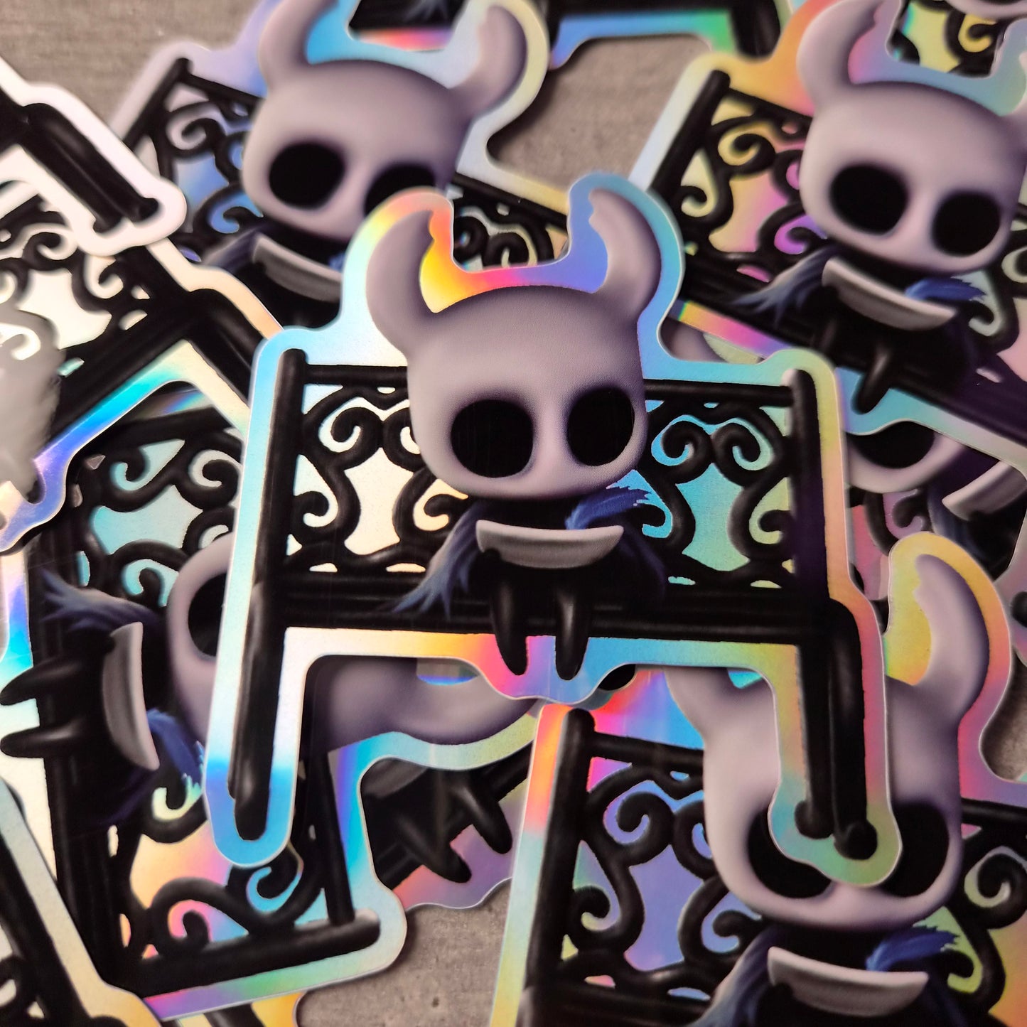 Cute Knight hologram sticker