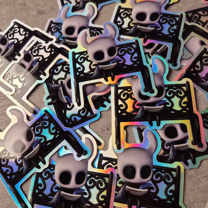 Cute Knight hologram sticker
