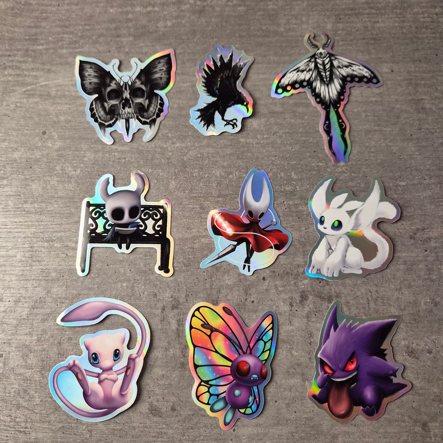 Hologram sticker set