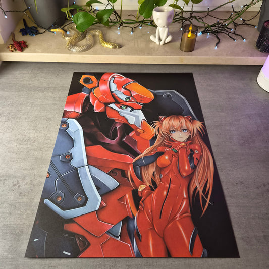 Rote Pilotin XXL Poster