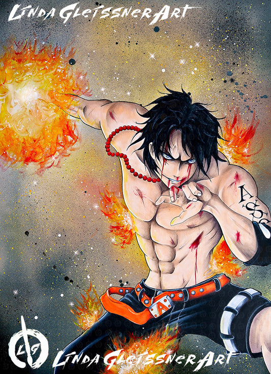 Portgas D. Ace Poster