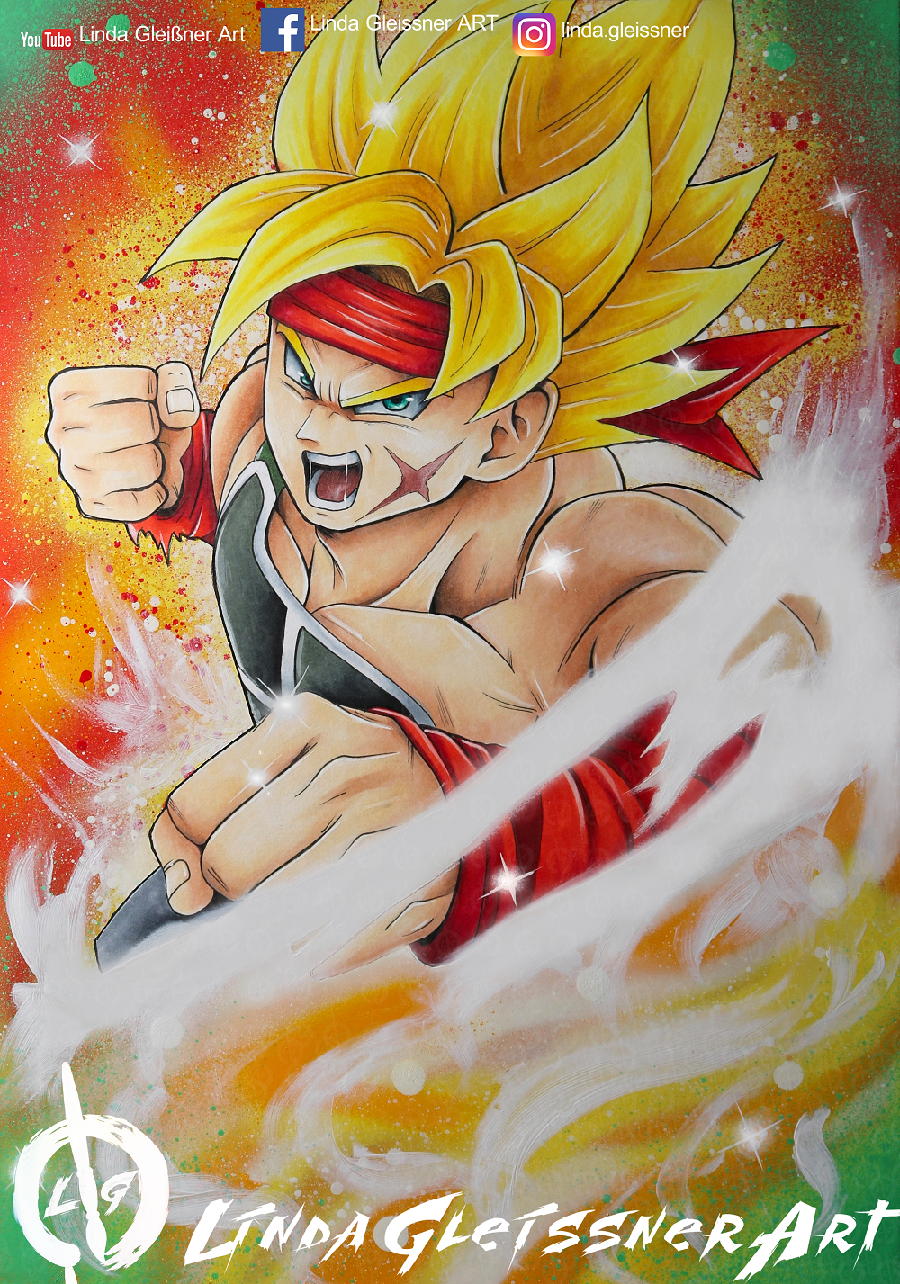 Bardock SSJ2 Poster