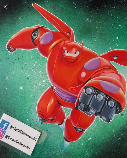 Originale Zeichnung! Baymax