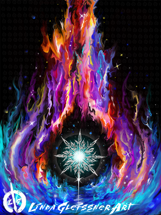 Fire & Ice Print