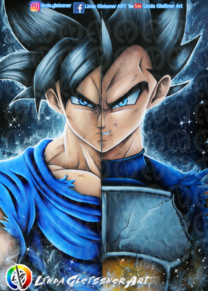 Vega & Goku Poster