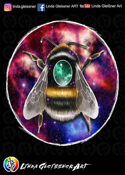 Galaxy Hummel Poster