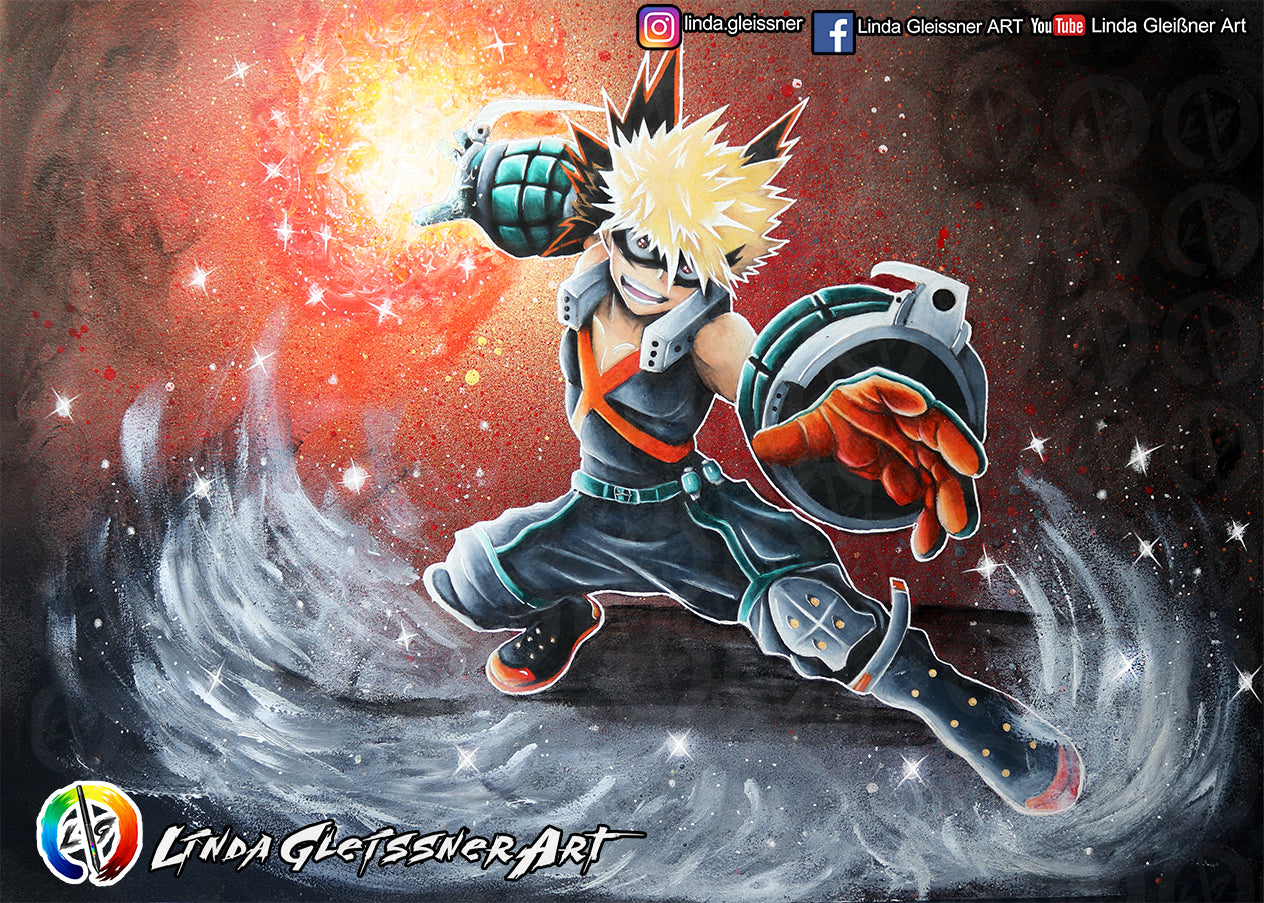 Katsuki Bakugo Poster