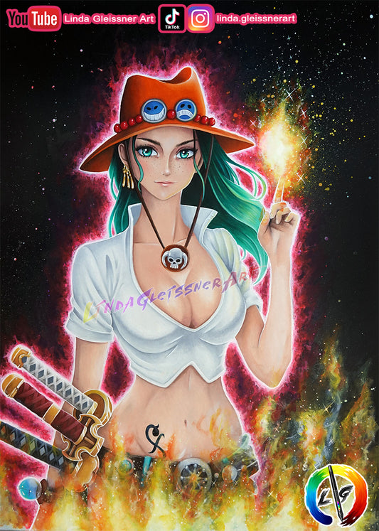 Zorro-Nami-Ace mix female Print