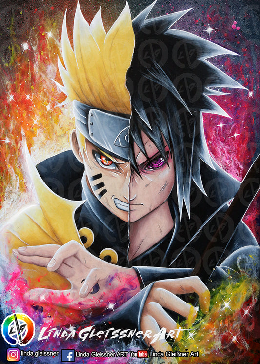 Naruto & Sasuke Print