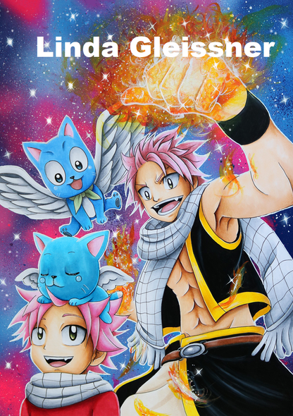 Happy & Natsu Print