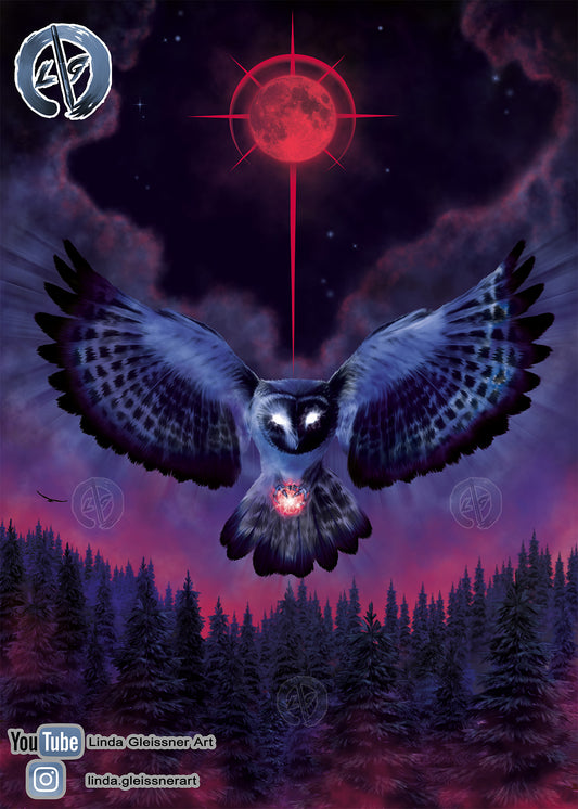 Mytic Owl  Poster