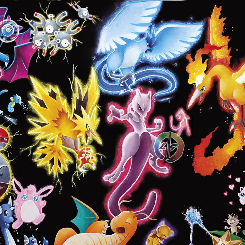 151 Pokémon PVC-POSTER DIN A1 & DIN A2