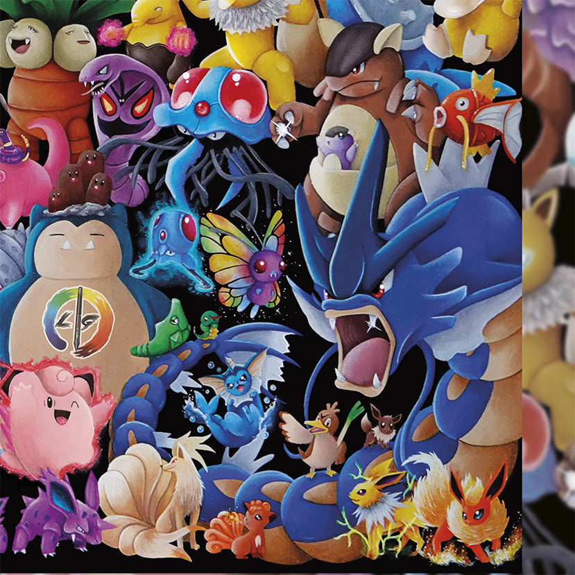 151 Pokémon Poster