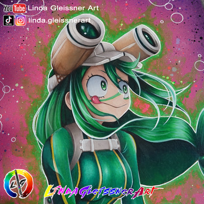 Originale Zeichnung! Tsuyu Asui-Froppy