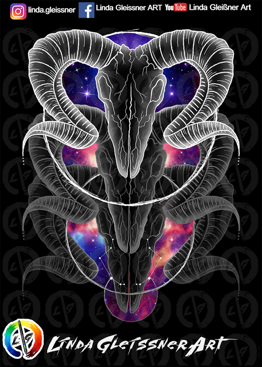 Zodiac sign Aries Print