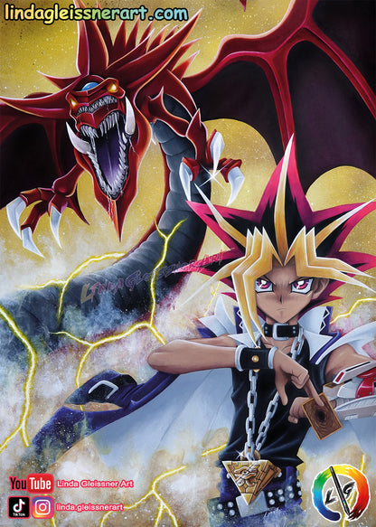 Yami & Slifer Poster