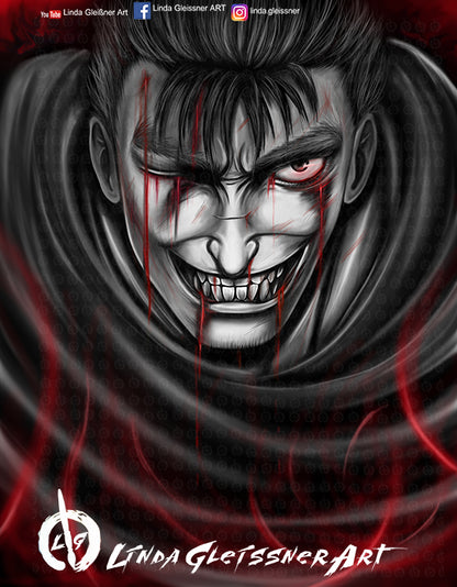 Berserk Guts Poster