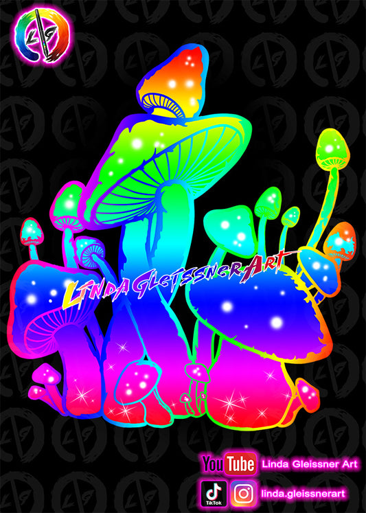 Mushrooms Poster