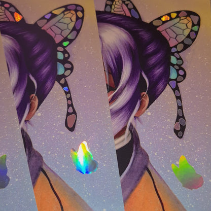 Schmetterlingskämpferin Holo-Poster